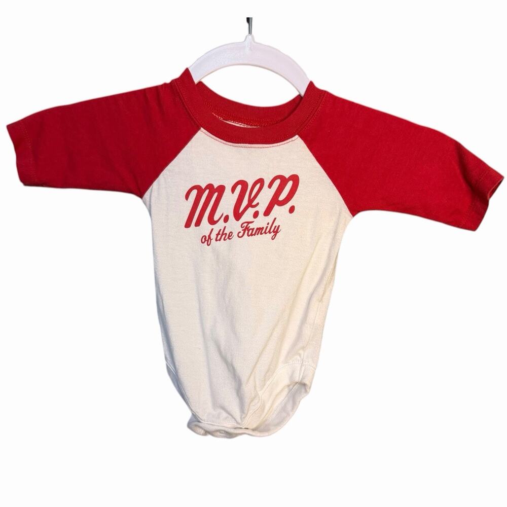 The Children’s Place MVP Of The Family Raglan Bodysuit Baby Boy 0-3 Month White